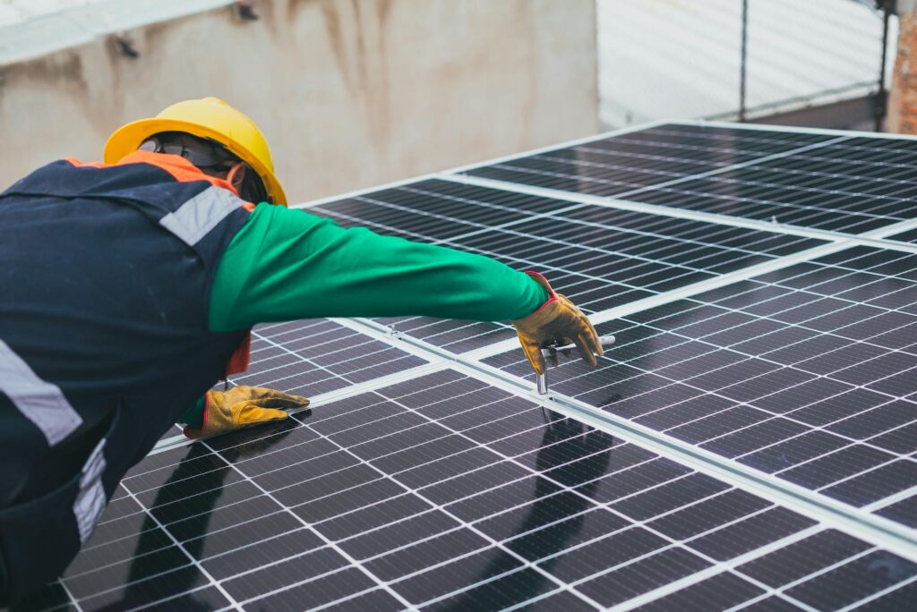 Solar panels in las terrenas